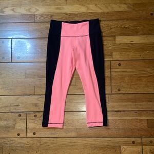 Lululemon Wunder Under Crop Bonded Stripe